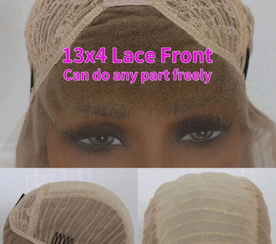 Blonde Lace Front Wigs human blend