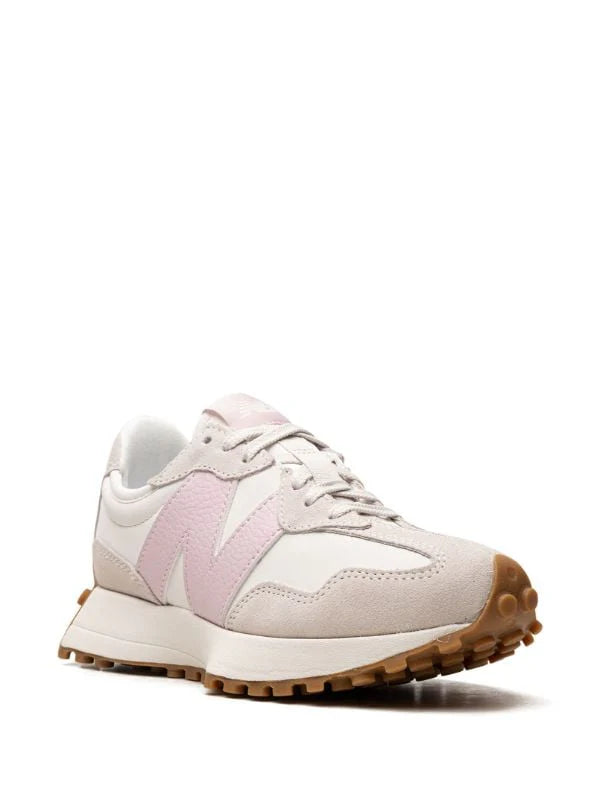 New Balance Women's 327 Pink and Cream